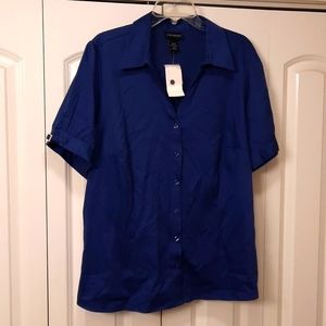Cobalt Blue Lane BryantBlouse